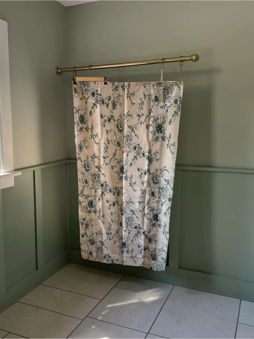Single Stall Shower Curtain NEW
